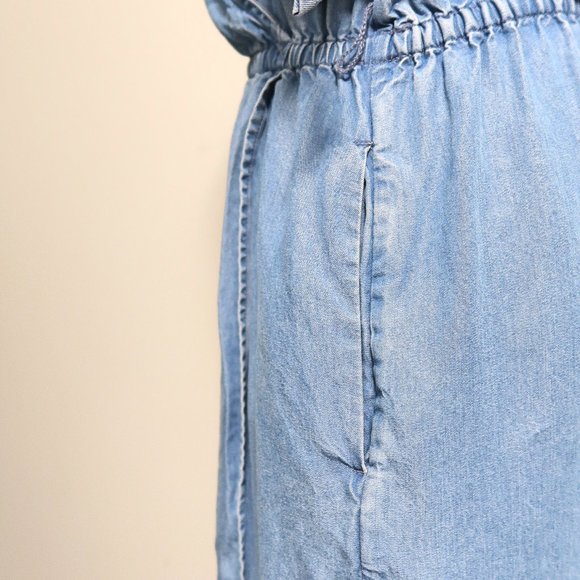 GAP Chambray Wrap Dress Size Small - Picture 8 of 12